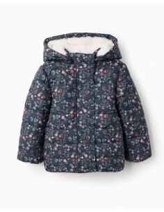 CHAQUETA ACOLCADA ESTAMPADO FLORAL NIÑA 2
