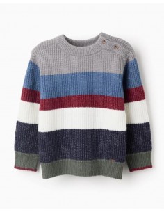 JERSEY DE RAYAS EN PUNTO INGLES NIÑO 2