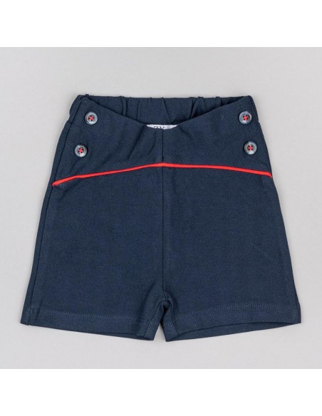 Bermuda Pique Azul