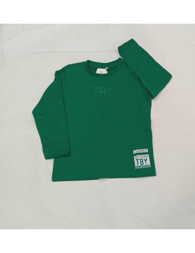 Camiseta Manga Larga Verde TBY para Niño
