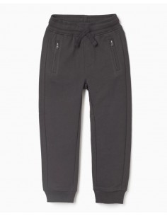 PANTALON DE ALGODÓN BOLSILLOS CON CREMALLERA NIÑO